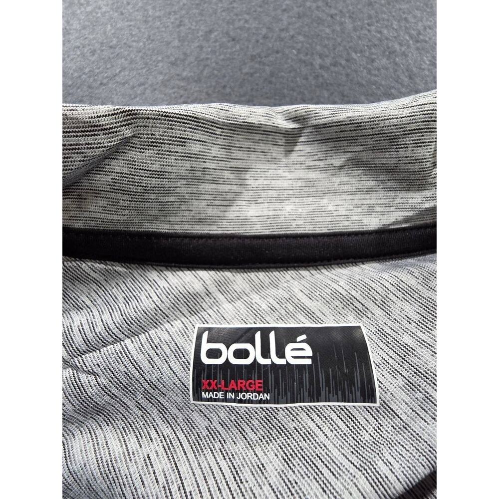 Bolle Polo t-Shirt collar Mens XXL Gray Short Sleeve A009488 - Picture 5 of 12